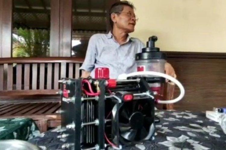 Bentuk Nikuba ciptaan Ariyanto Misel warga Kecamatan Lemahabang, Kabupaten Cirebon, Sabtu (14/5/2022).(Tribunjabar.id)  