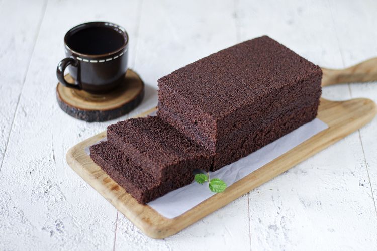 Ilustrasi brownies kukus.   