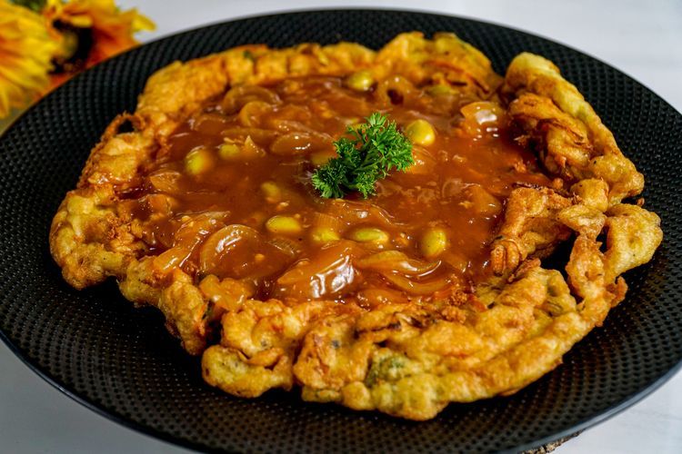 Fuyunghai ayam dan sayur ala Foodplace.  