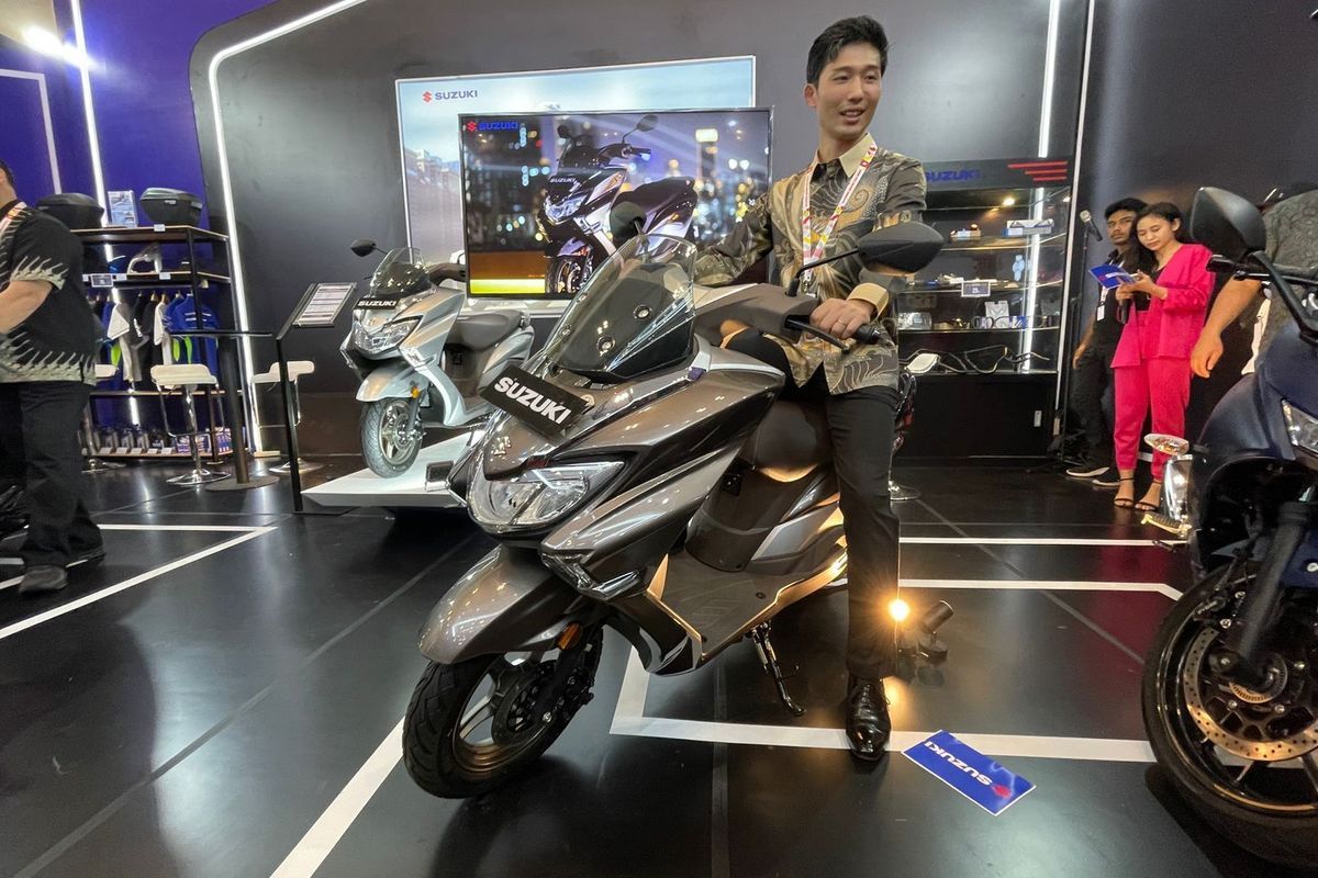 Suzuki Burgman Street 125 EX(KOMPAS.com/Adityo Wisnu)  