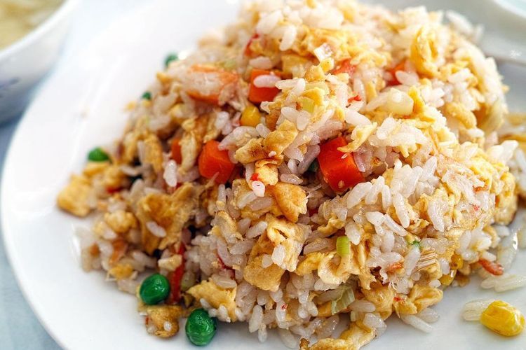 Ilustrasi nasi goreng original  
