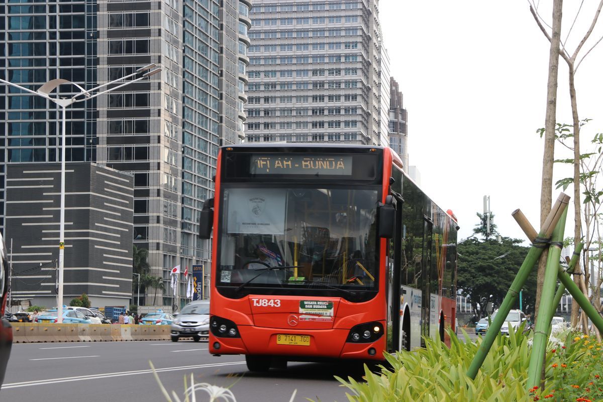 Layanan bus Transjakarta.(DOK. Pemprov DKI Jakarta)  