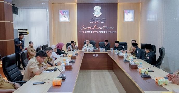 Walikota Molen Tandatangani NPHD Pemilukada Dengan KPU Pangkalpinang