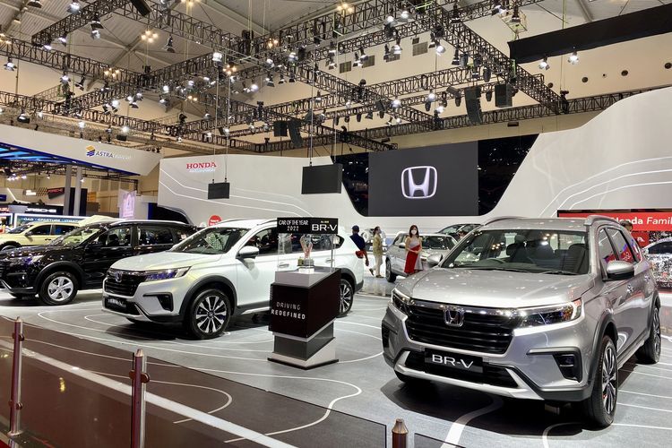 Booth Honda GIIAS 2022(Kompas.com/ApridaMegaNanda)  