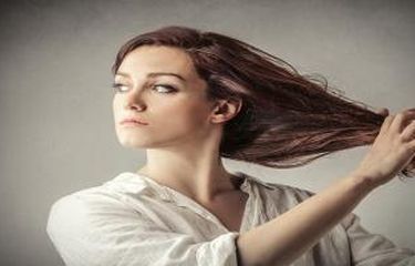 Ilustrasi rambut lepek