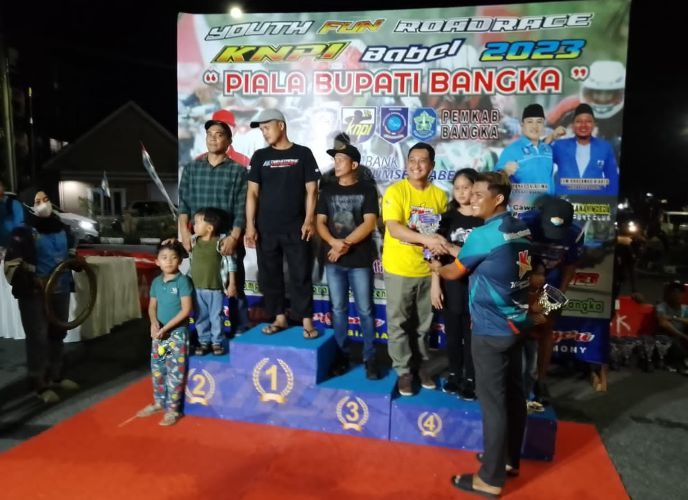 Wow Pembalap Nomor Di Road Race Babel Rupanya Seorang Perwira Polri