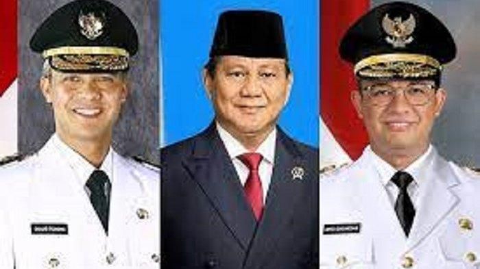Capres dan cawapres Anies-Cak Imin, Prabowo-Gibran dan Ganjar-Mahfud 