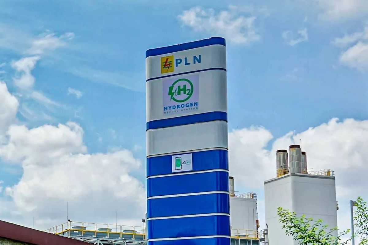 Ilustrasi Stasiun Pengisian Hidrogen dari PLN(Dok. PLN) 