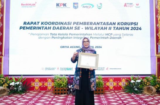 Pemkot Pangkalpinang Raih Penghargaan Nilai MCP Tertinggi - Bangka ...