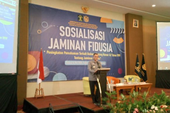 Kanwil Kemenkumham Babel Gelar Sosialisasi Jaminan Fidusia