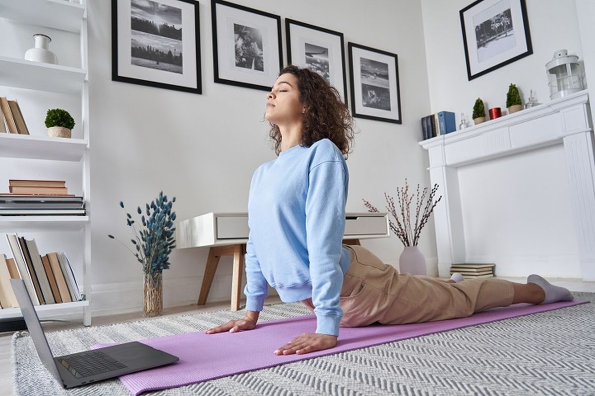 Ilustrasi yoga.