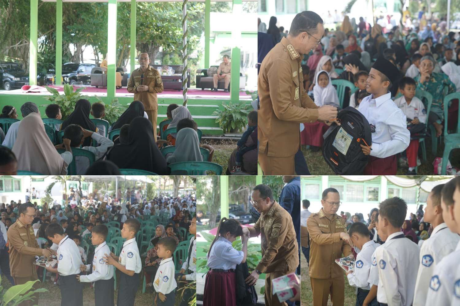 216 Siswa SD dan SMP di 3 Kecamatan Dapat Beasiswa Baznas Bangka Tengah