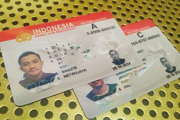 SIM A dan SIM C(KOMPAS.com/GILANG SATRIA)  