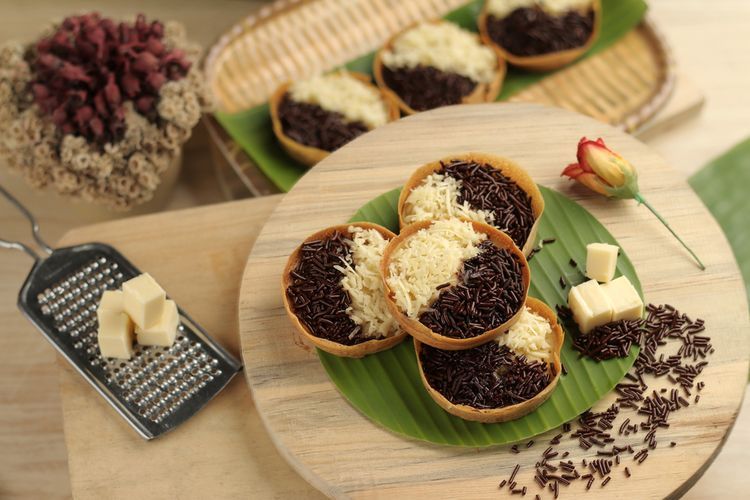 Ilustrasi martabak manis mini.