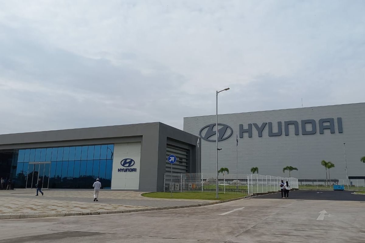 Pabrik Hyundai(Kompas.com/Donny)  