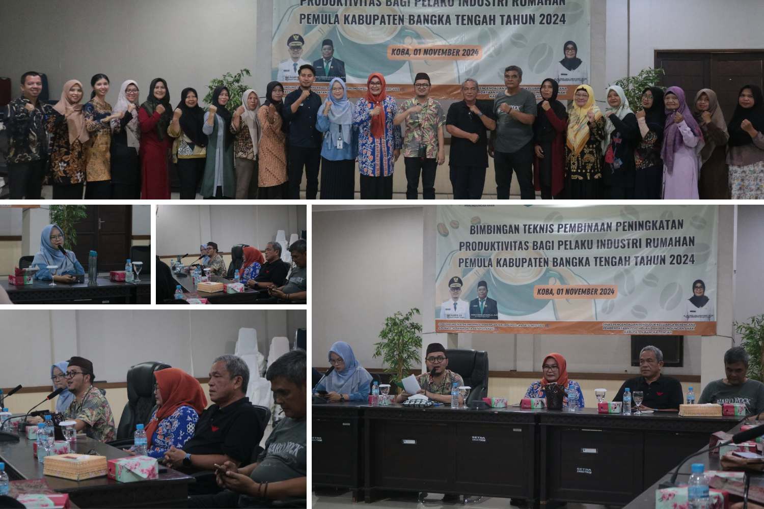 Bimbingan Teknis (Bimtek) Pembinaan Peningkatan Produktivitas Bagi Pelaku Industri Rumahan Pemula di wilayah Bangka Tengah