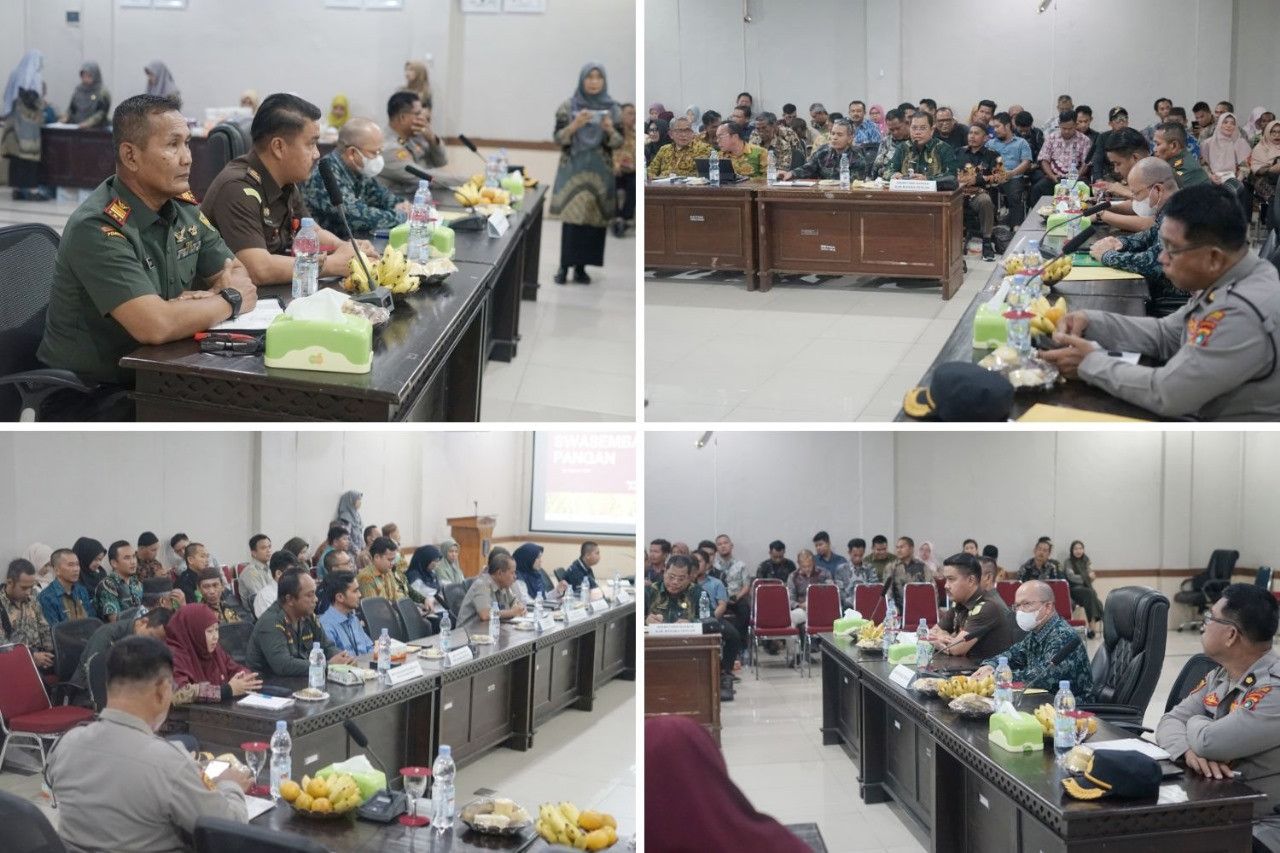 Rapat Koordinasi Swasembada Pangan, bertempat di Ruang Rapat Besar Kantor Bupati Bateng