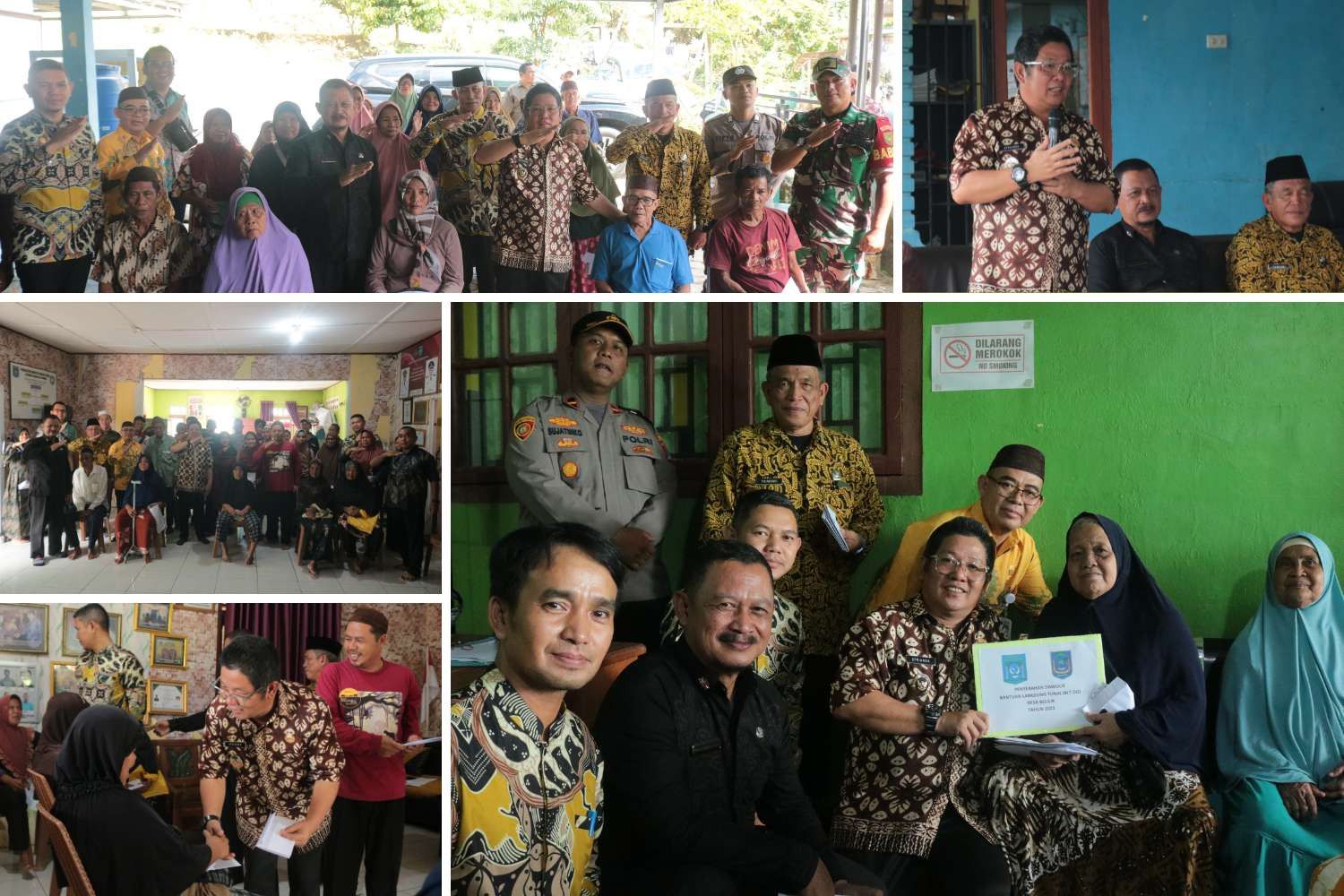 184 warga yang berasal dari 5 Desa di Kecamatan Namang, Kabupaten Bangka Tengah, menerima Bantuan Langsung Tunai (BLT) Dana Desa pada Kamis (06/03/2025).