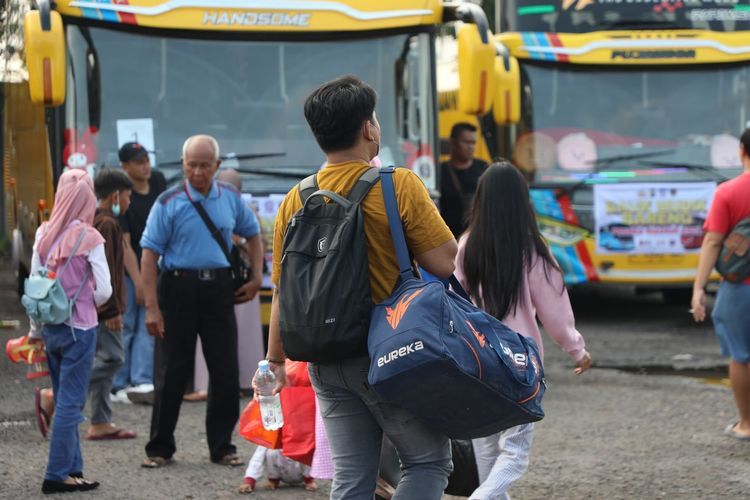 Ilustrasi mudik gratis Lebaran. (DOK. Kemenhub)  