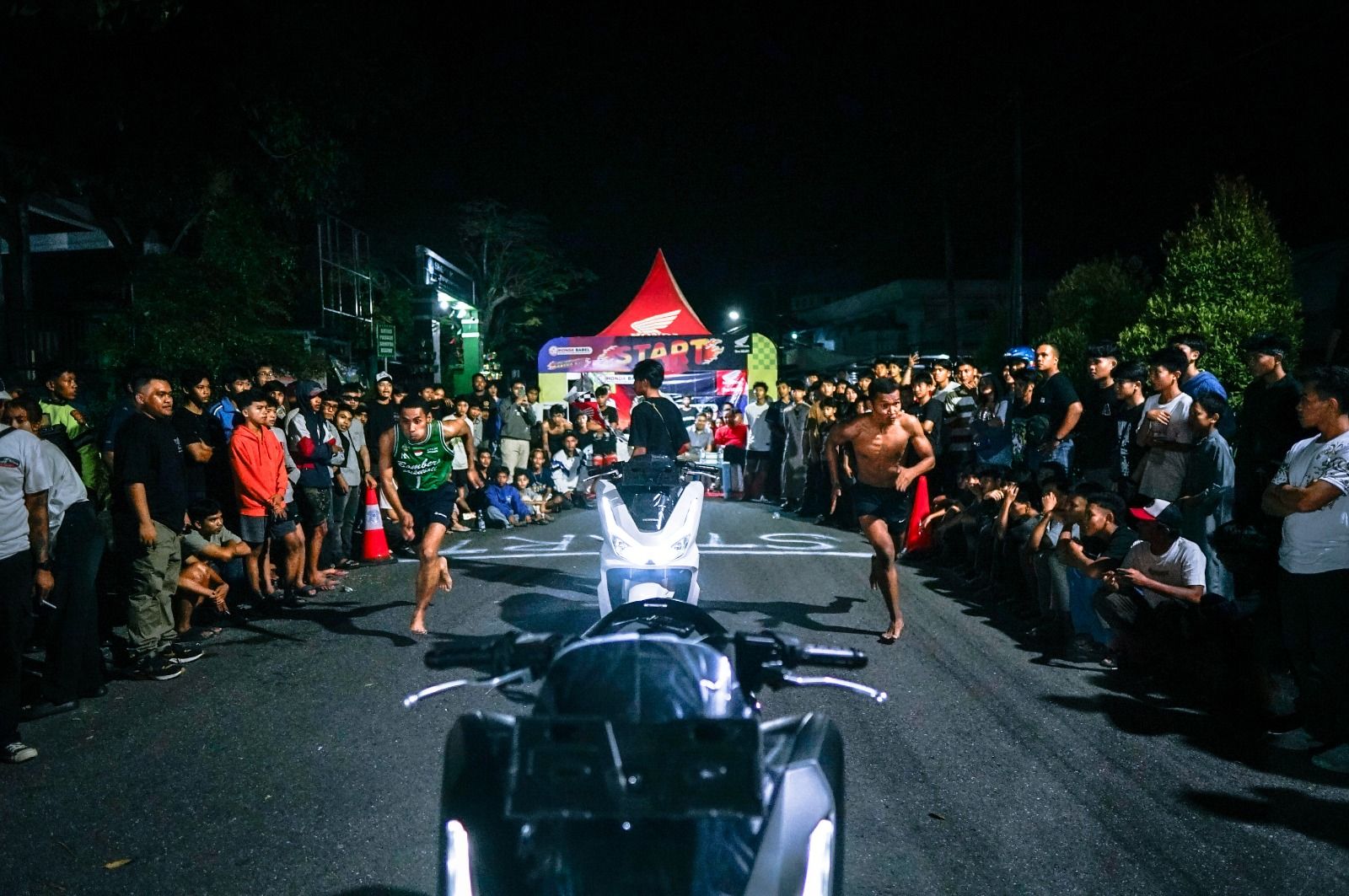 Serunya Balap Lari-Larian Bareng PCX, Honda Babel Ajak Masyarakat Belitung Berkegiatan Positif