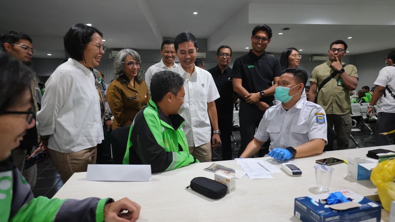 Wamenkes: Program CKG Bantu Driver Gojek Deteksi Penyakit Sejak Dini - Sonora.id