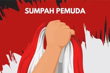 Ilustrasi Slogan Sumpah Pemuda 2023