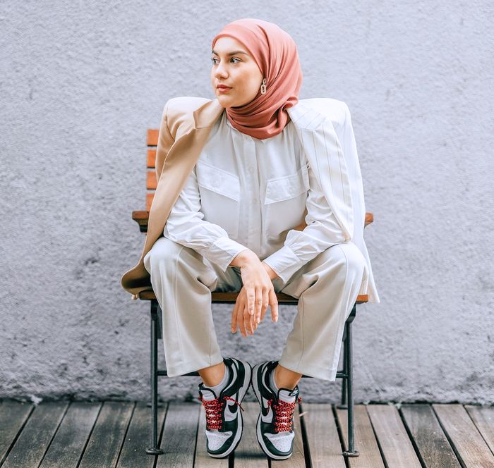 Gaya hotsell casual muslimah