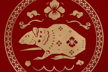 Ilustrasi karakter shio Tikus yang tidak diketahui.
