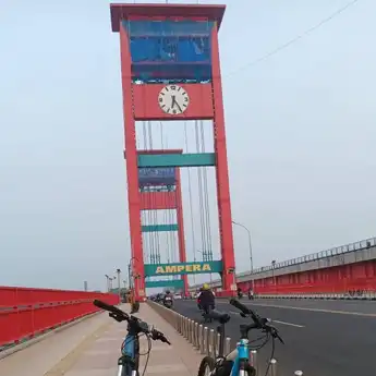 Pemkot Palembang Lakukan Uji Coba Perdana untuk Publik di Menara Ampera
