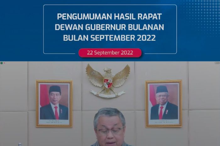 Gubernur BI : RDG Putuskan Naikkan Suku Bunga 50 Bps Jadi 4,25 Persen ...