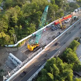 Minggu Malam Ada Pengalihan Arus Lalin di Jembatan Cikeruh Majalengka