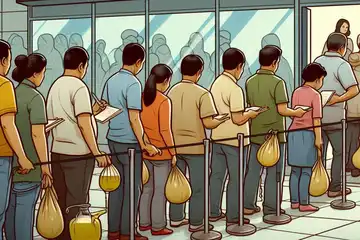 ilustrasi Antrian Sembako KJP: Cara Daftar dan Jadwal Pengambilan