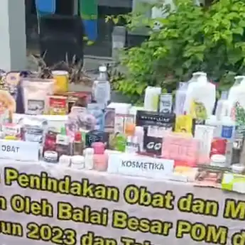 BBPOM Pontianak Temukan 50 Kasus Obat dan Makanan Ilegal