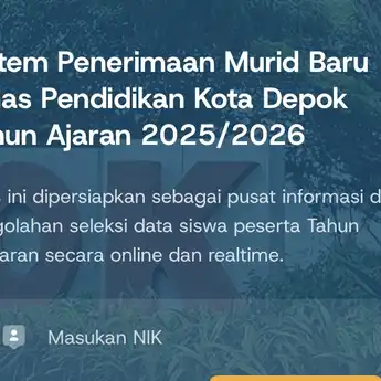 Persyaratan SPMB Depok 2025 untuk Jenjang TK, SD, dan SMP 