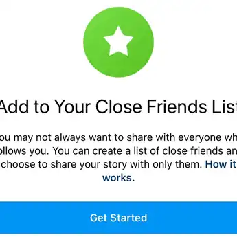 Instastory dengan fitur “Close Friend” Aman dari Konsumsi Publik