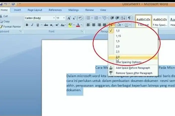 Menguasai Tata Letak: Panduan Lengkap Mengubah Spasi di Microsoft Word 2010
