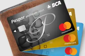 Ilustrasi jenis kartu ATM BCA.