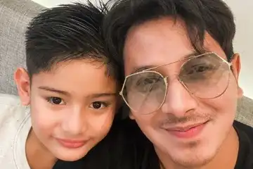 Sonny Septian dan anak sambungnya