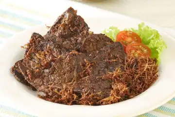 Potret hasil dari resep Paru Goreng Bumbu Bacem