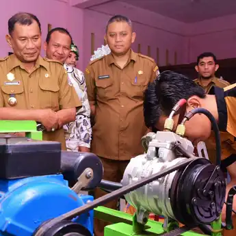 Pertama Kalinya, Bupati Kunjungi Yayasan Tarbiyah Islamiyah Hamparan Perak
