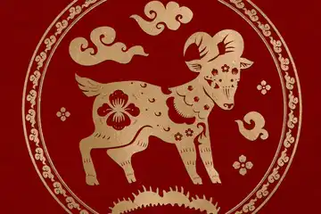 Ilustrasi ramalan shio Kambing di tahun 2024 Naga Kayu.