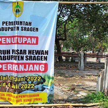 Kasus 1.000 Ekor Ternak Terjangkit PMK, Pemkab Sragen Tutup Pasar Hewan