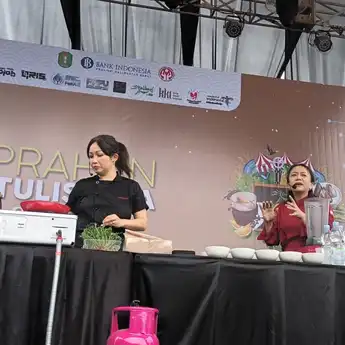  Chef Marinka Demo Masak di Kalbar Food Festival 2025, Menu Ikan Seladang jadi Pilihan