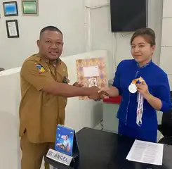 Angelina Runtu, Pekerja BRI Unit Batui Raih Prestasi dalam Porkab V Banggai 2025