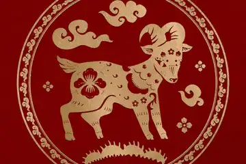 Ilustrasi shio Kambing.