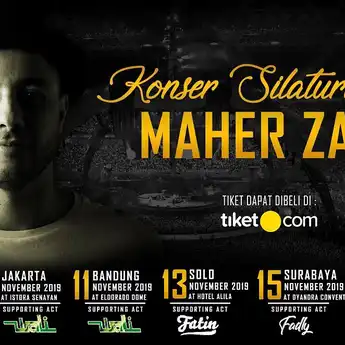 Maher Zain Adakan Konser Amal untuk Korban Bencana Alam Indonesia
