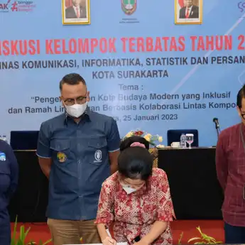 Gelar Diskusi Terbatas 2023, Diskominfo SP Surakarta Siap Hadapi Tantangan 2024