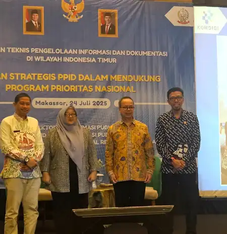 Tingkatkan Kualitas Informasi Publik, Diskominfo Sulsel Dukung Bimtek Komdigi RI