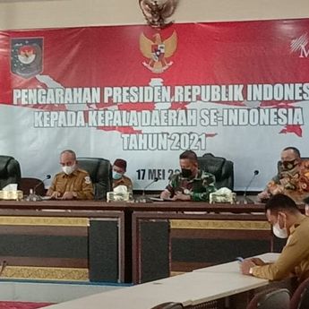 Walikota Pangkalpinang Ikuti Pengarahan Presiden RI Kepada Kepala Daerah Se-Indonesia