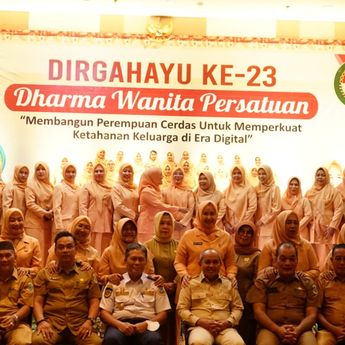 Walikota Pangkalpinang Hadiri Peringatan HUT ke 23 Dharma Wanita Persatuan Pangkalpinang